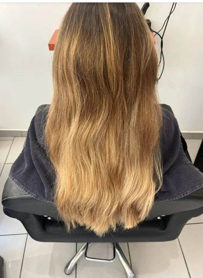 Ombré hair réalisé chez Hair Lover — coiffeur à Boulogne-sur-Mer